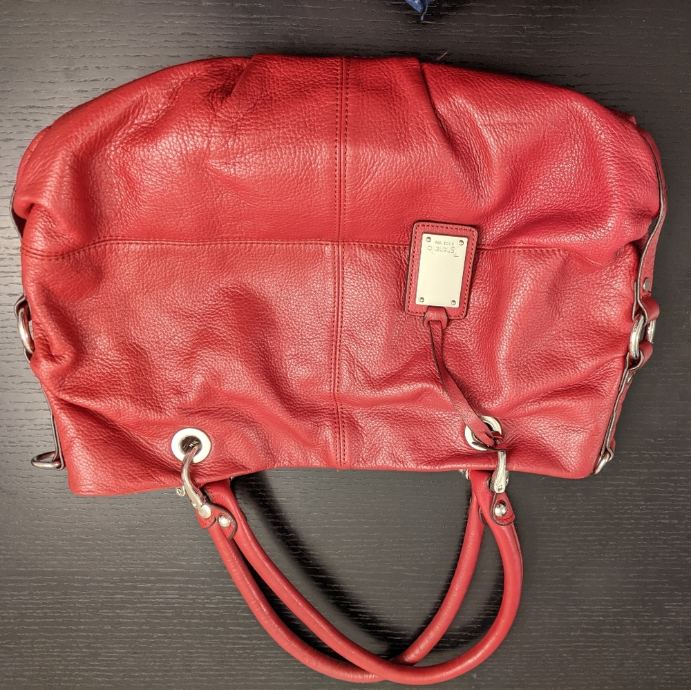 Pre-Loved Tignalello shoulder bag in red